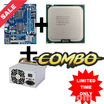 PC computer combo set motherboard powersupply processor